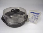 Nordic Ware Microwave Roaster Vented Top Metal Rack Recipes And Instructions B23. Fixed Price $44.95.