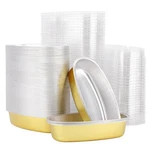 Beasea Mini Cake Pans With Lids, 100 Pack 6 Inch 350ML 12OZ Disposable Aluminum. Fixed Price $66.65.