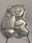 Vintage 1995 Wilton Teddy Bear Cake Pan # 2105-8257 Baby First Birthday. Fixed Price $9.99.