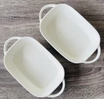 (set Of 2)BRUNTMOR Ceramics Porcelain Rectangular Baking Dish Casserole 9X5. Fixed Price $27.95.