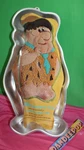 Wilton Fred Flintstone Aluminum Cake Mold 1975 502-186 Baking Party Pan. Fixed Price $24.99.