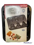 Black Non-stick Christmas Mold (6 Cookies) Zenker By Fackelman German. Fixed Price $12.00.