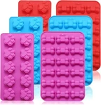 6 Pack Silicone Dog Treats Mold Bone Paw Cookie Chocolate Tray. Fixed Price $11.64.