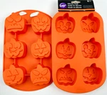Wilton Silicone Baking Mold 3D Jack-o-lantern Lot Of 2 Make Halloween Treats. Fixed Price $16.98.
