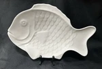 Get Melamine White Tropical Fish Serving Dish Plate Beach House Summer Camp 14. Fixed Price $14.00.