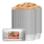 Party Bargains 5 Lb Aluminum Loaf Pan - 60 Pack, Heavy Duty Disposable Bread .... Fixed Price $75.16.