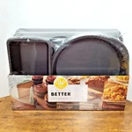Steel Non-stick Bakeware Set, Wilton It Better Nesting 5-PIECE, Gray. Fixed Price $13.78.