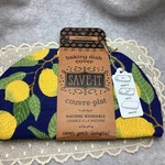 Lemons Save Reusable Cotton Baking Dish Cover, Fits 9 X 13 Inch Pan. Fixed Price $14.95.