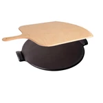 Emile Henry 14.5 Inch Pizza Stone & Peel Gift Set, Charcoal. Fixed Price $146.95.