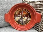 Chantal Red Stoneware Quiche Dish 6.25" Round Table Pastry Flour Baking Bowl. Fixed Price $15.50.