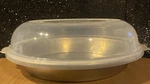Nordic Ware Naturals High Dome Covered Pie Pan 10" X 1.7" Dish Storage. Fixed Price $25.00.