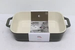 Staub Ceramic Baking Dish Basil Green New With Tags 2.5 Quarts 10.5" X 7.5". Fixed Price $65.00.