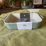 Staub New Rectangular Bake Gratin Dish 10.5 X7.5 2.5QT Eucalyptus. Fixed Price $39.99.