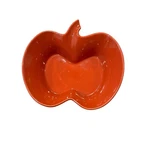 Chantal Apple Serving Bowl CUPS/.72 Ltr 2005 93-NPM15 8.5X6.5 Burnt Orange. Fixed Price $8.34.