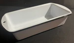 Enamelware Loaf & Bread Pan By Crow Canyon Home White With Black Trim New. Fixed Price $27.95.