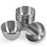 Amytalk 10 Pack 3.3INCH Stainless Steel Dishes Mini Individual Saucers Bow. Fixed Price $35.26.
