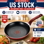 T-fal Easy Care 12" Nonstick Fry Pan Red Large Skillet Thermo-spot Oven Safe. Fixed Price $19.00.