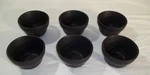 Lot 6 Bruntmor Matte Black 8 Oz Ceramic Dessert Bowls New. Fixed Price $14.99.