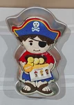 Vintage 1993 Wilton Li'l Pirate Treasure Aluminum Baking Cake Pan # 2105-9333. Fixed Price $9.85.
