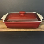 4.5 Q Ceramic Casserole Dish With Lid, 9X13 Lasagna Pan Casalava. Fixed Price $99.00.
