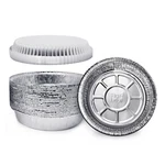 Fig & Leaf (40 Pack) Premium 8-INCH Round Foil Pans Plastic Dome Lid. Fixed Price $24.99.