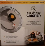 Air Whirl Crisper Lid (stainless Steel) Cooks & Re-heat Foods. Fixed Price $49.95.