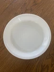 Vintage Pyrex Milk Glass Pie Plate Baking Pan #209 9-1/2 Diameter Ovenware Usa. Fixed Price $12.50.