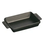 Staub Mini Rectangular Cast Iron Baking Dish Black 5.75X4.5IN 8OZ 1301423 - New. Fixed Price $79.95.