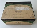 Pampered Chef Traditions Deep Covered Baker #1321 Stoneware Lid Cranberry. Fixed Price $59.99.