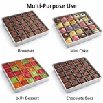 25 Grid Brownie Divider Pan 8X8 Inch Aluminum Baking Tray Removable Cutter Mold. Fixed Price $23.99.