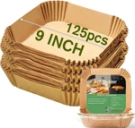 Large Air Fryer Disposable Paper Liners Square 9 Inch, 125 Pcs Parchment. Fixed Price $22.97.