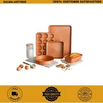 Gotham Steel Bakeware Set Baking Cookie Sheet Cake Pan Copper Non Stick 5 Piece. Fixed Price $48.99.