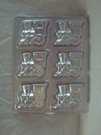 Wilton 6 Mini Train Engines Locomotive Rail Road Fun Shape Cake Pan 2105-4499. Fixed Price $11.25.