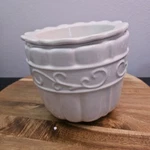 Celebrating Home Veranda Cool/hot Dip Bowl Set -cream-colored Stoneware- Nib. Fixed Price $25.00.