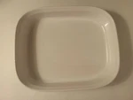 F-21-B French White 4.5 Liter Open Roasting Lasagna Pan. Fixed Price $25.00.