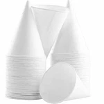 Value Pack 4.5 Oz White Paper Cone Cups Rolled Rim & Leak Proof By Avant Grub. Fixed Price $9.16.