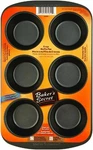 Baker's Secret World Kitchen 6-CUP Muffin Pan Nonstick Lot 1075053 New X3. Fixed Price $29.99.