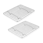 P&p Chef 9.75 Inch Cooling Baking Rack Set Of 2, Stainless Steel Grid Cooking.... Fixed Price $19.02.