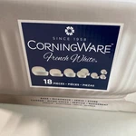 Corningware French White 17-PC Round/oval Bakeware Set,. Fixed Price $94.99.