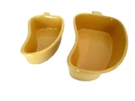 Chantal Yellow Hot Pepper Shaped Baking Dish 93-PP12 & 93-PP15. Fixed Price $15.11.