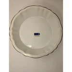 Chantal Pie Dish Stoneware 9.5" Off-white 93-EDDP24 Fluted Edge Nwt Bakeware. Fixed Price $15.25.