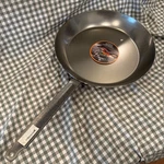 Matfer Bourgeat 15 3/4" Round Black Carbon Steel Restaurant Fry Pan France. Fixed Price $85.00.