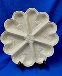 Metropolitan Museum Of Creamware Divided Heart Shortbread Cookie Mold. Fixed Price $25.00.