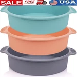 Non Stick Silicone Baking Mold Round Dishwasher Safe Flexible Kitchen Tool New. Fixed Price $23.23.