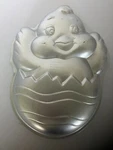 Wilton Easter Chick Egg Baby Bird Aluminum Cake Pan #2105-2060 Pre-owned 2002. Fixed Price $6.99.
