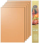 5 Bbq Copper Grill Mats Baking Non Stick Pad Bake Cooking Sheet Liner. Fixed Price $11.53.