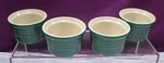 Creuset Stackable Stoneware Ramekin Pine Needle Green Of 4. Fixed Price $23.20.