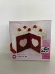 Wilton Heart Tasty Fill Cake Pan Set 8.25 Inch By 2.25 W/instructions New. Fixed Price $21.99.