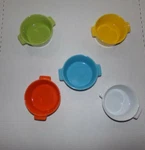 Sweejar Ceramic Souffle Dishes, Round Double Handle-ramekins-baking Set Of 5. Fixed Price $25.00.