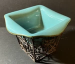 Southern Living Tuscan Everyday Baker / Casserole & Iron Rosedale Holder Exc. Fixed Price $29.90.